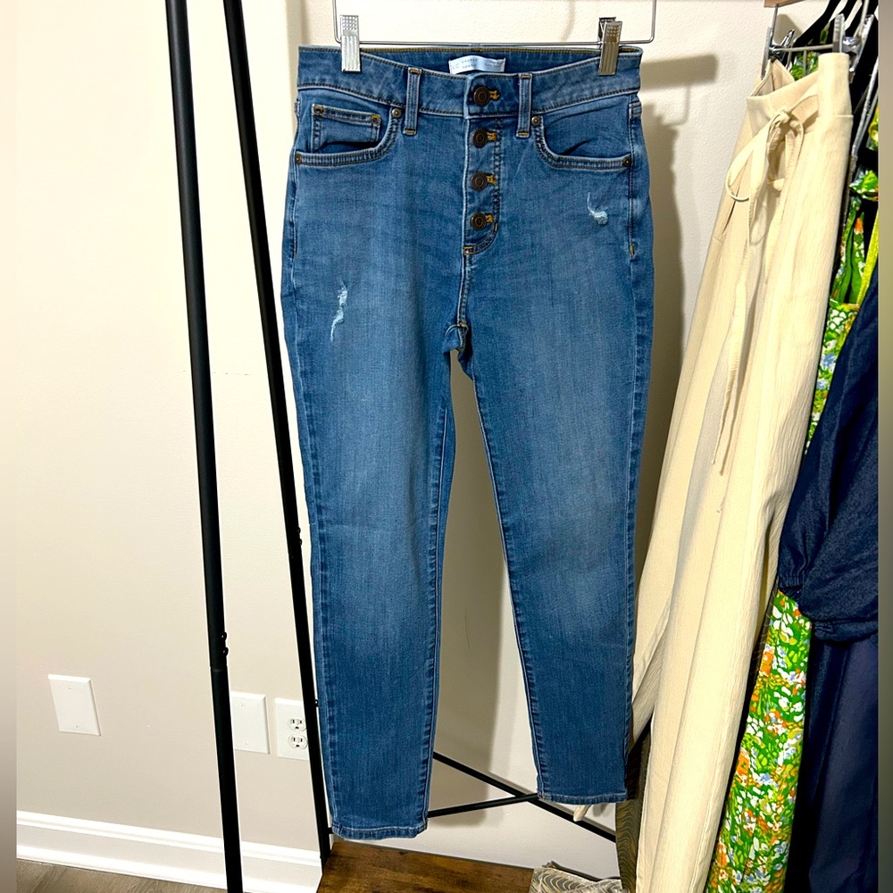 LC Lauren Conrad High Rise Blue Jeans